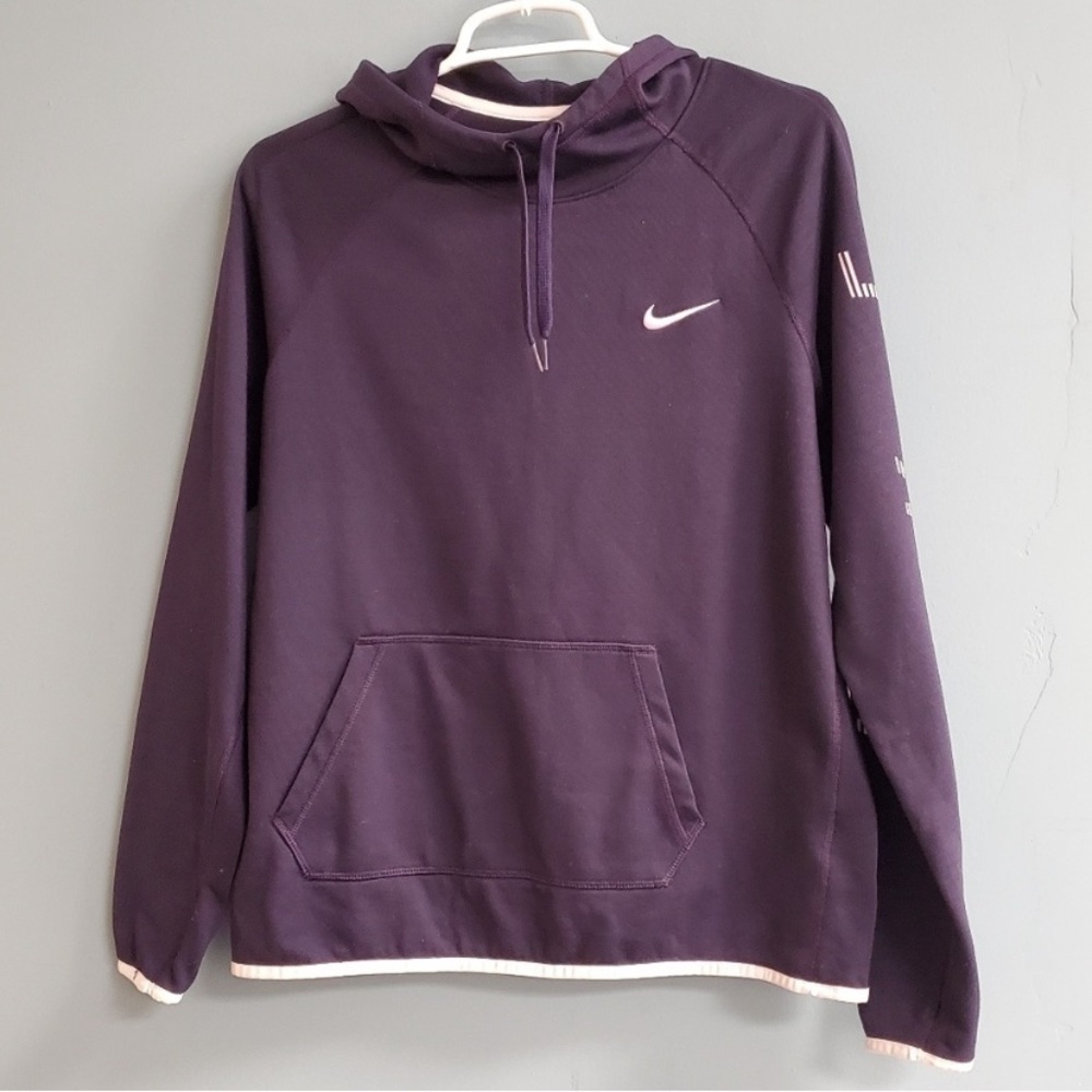 Nike dri-fit dark purple pullover